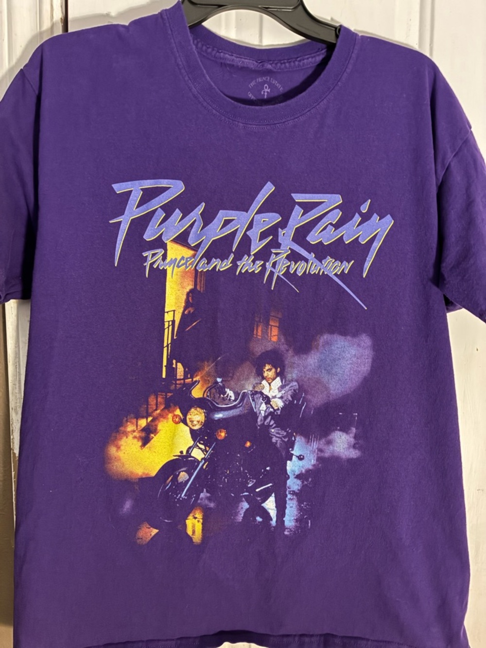 Purple Rain Prince Graphic Tee - Purple Large vintage 80s